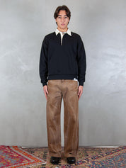 Woc felpa <BR/>Lincoln polo SW133FL NERO WOC 