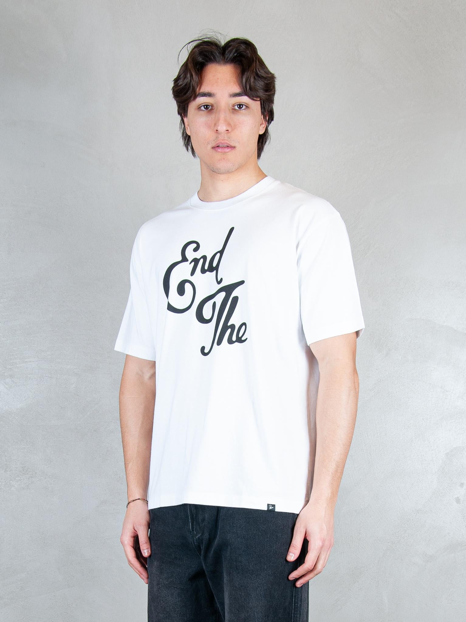 Parra T-shirt End the loungechair 55160 WHITE Parra 