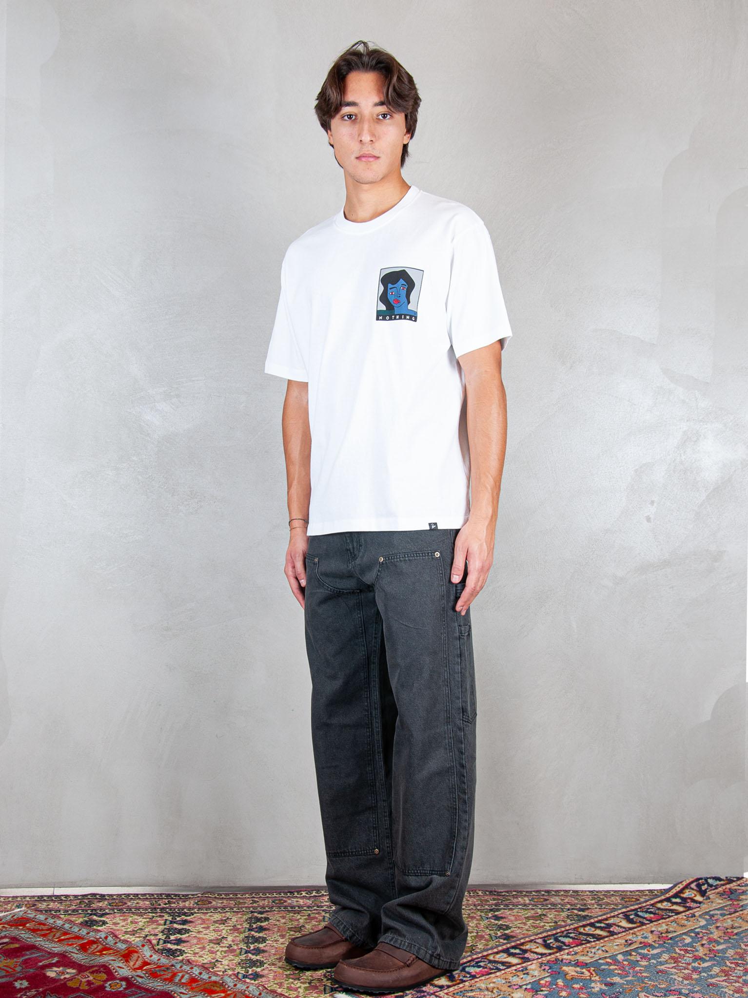 Parra T-shirt Nothing Please tee 54305 WHITE Parra 