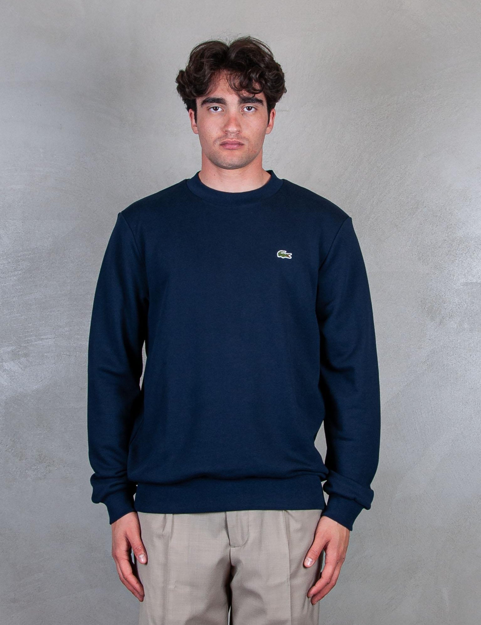 Felpa girocollo SH9801 166 Lacoste 