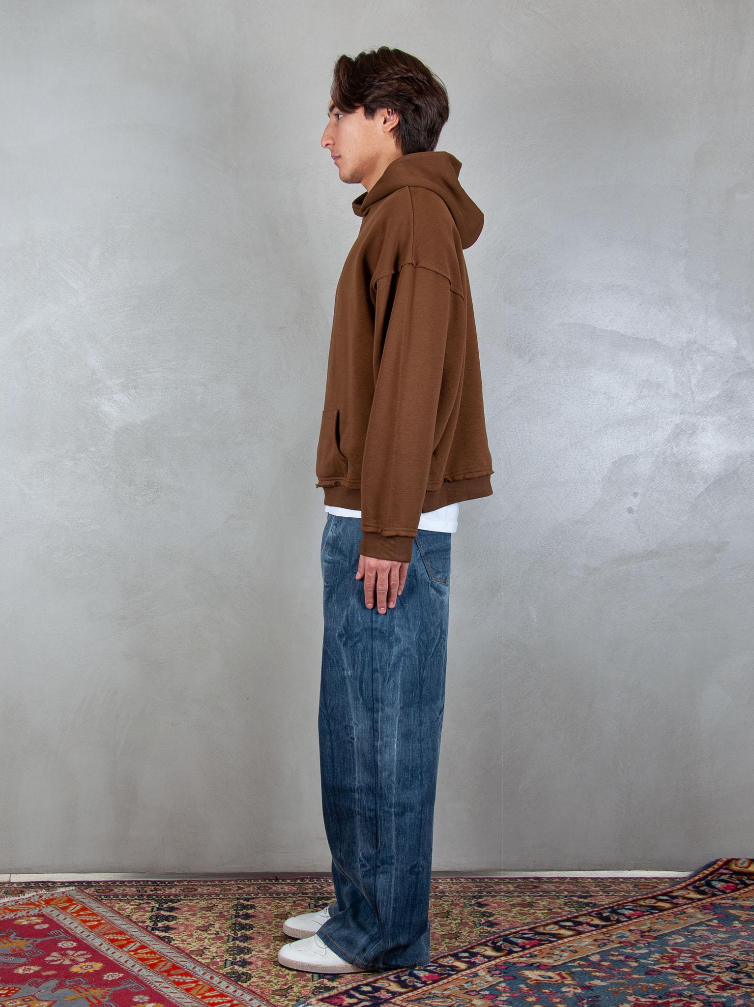 Hi Five Felpa UA Hoodie UA-CPC MARRONE Hi Five 