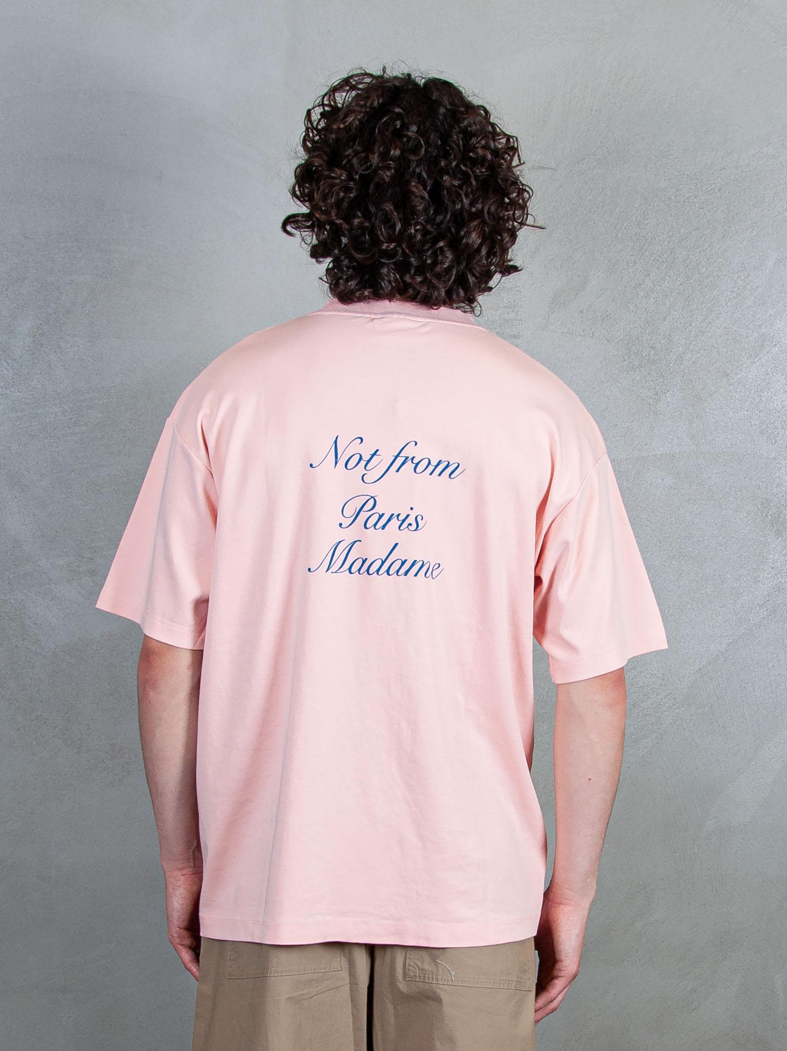 Le T-Shirt Slogan Cursive G-TS209-CO002 LPI Drôle De Monsieur 