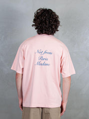 Le T-Shirt Slogan Cursive G-TS209-CO002 LPI Drôle De Monsieur 