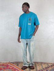 Parra T-shirt <BR/>Hands of time 55285 BLUE Parra 