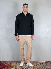 C.P. Company Maglia <BR/>Lambswool half zip KN709A-110149A 999 C.P. company 