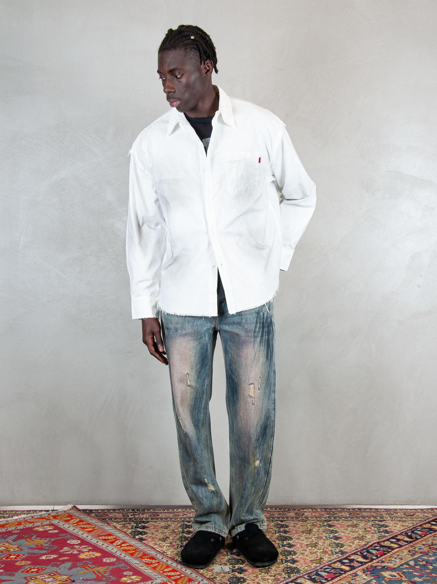 Acupuncture Camicia   Painter Shirt PAINTER SHIRT WHITE Acupuncture 