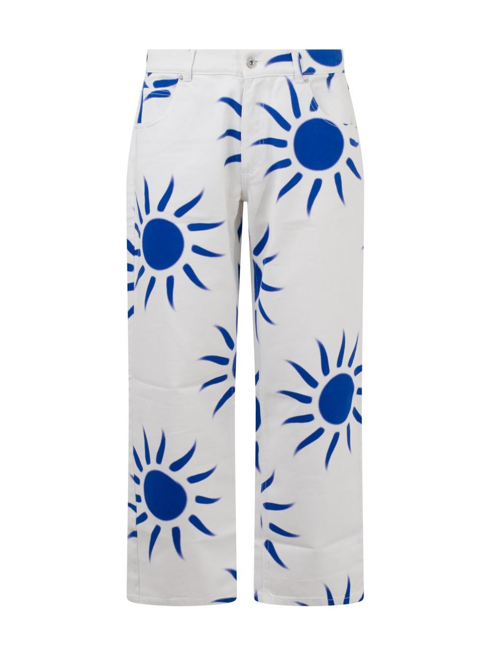 Unisex Denim Pants Woven 03P006 WHITE Liberal Youth Ministry 