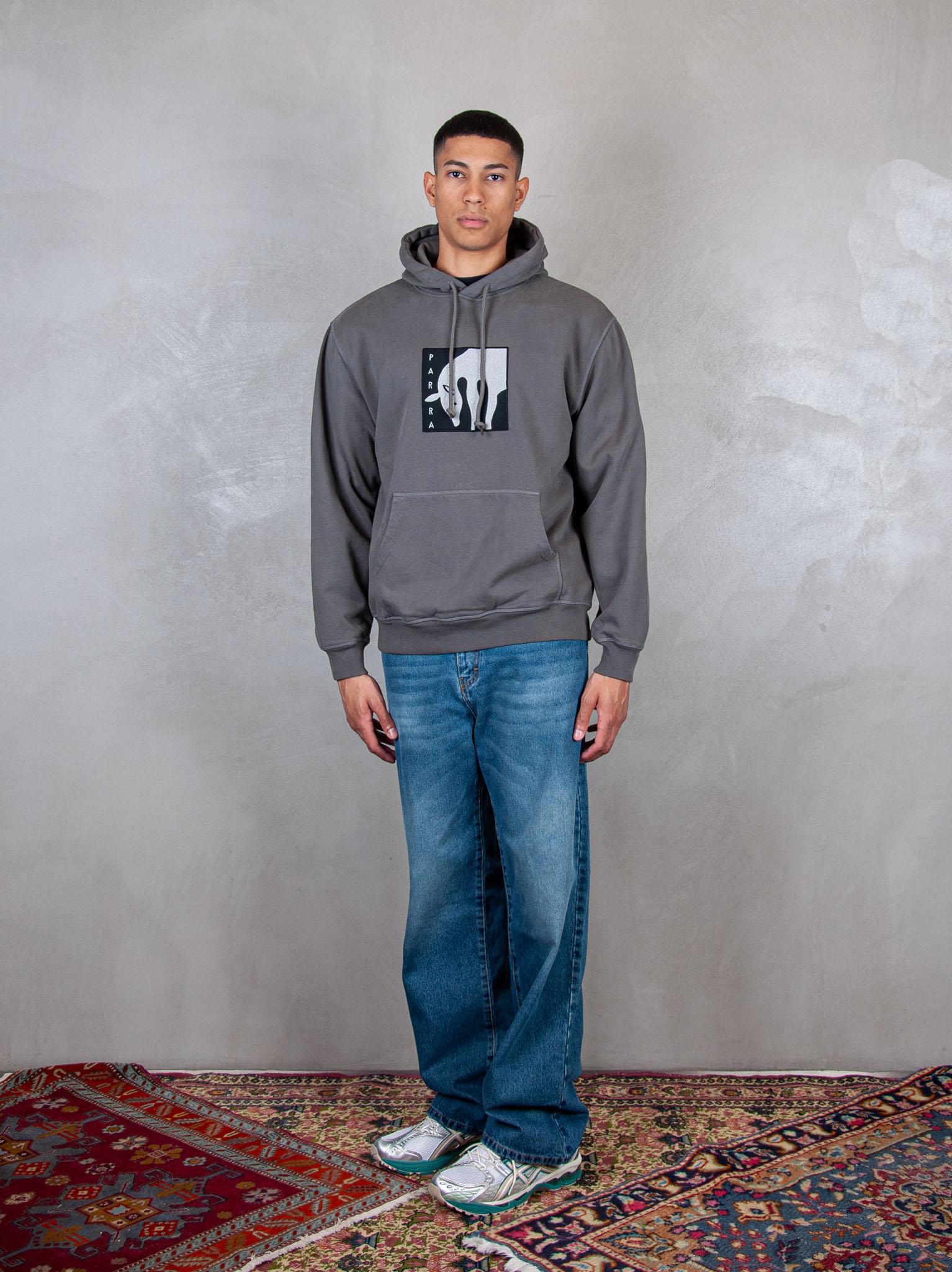 Get on the donkey hooded 53330 WASHED GREY Parra 