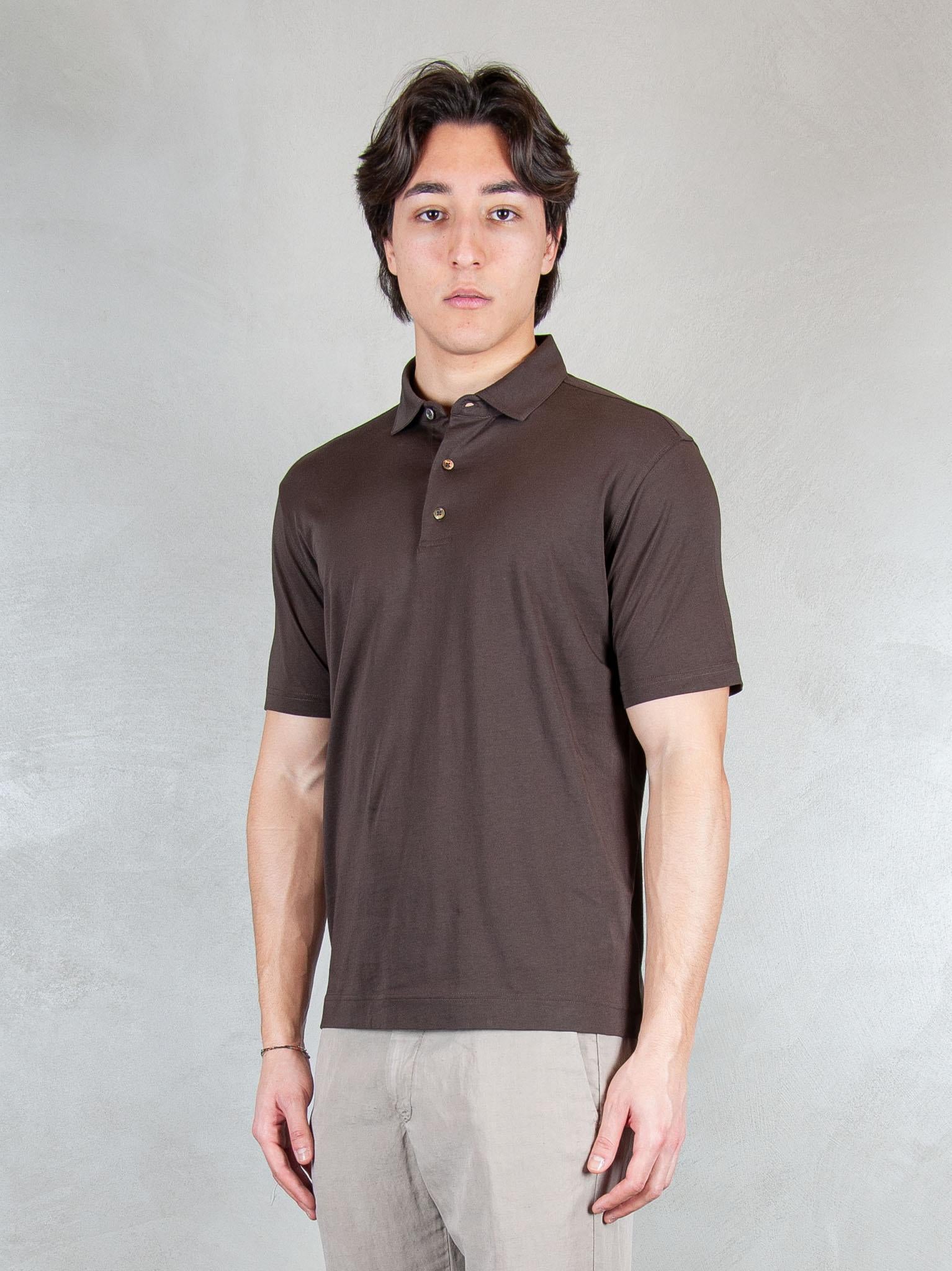 Raphael1966 Polo SS Cotone Pima DK17102 MORO Raphael - Dkt 
