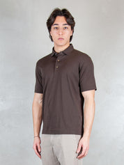 Raphael1966 Polo <BR/>SS Cotone Pima DK17102 MORO Raphael - Dkt 