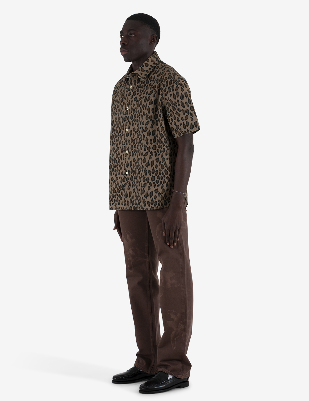 Leopard Shortsleeves Shirt SH33-TW24XA24 LEO BLUEMARBLE 