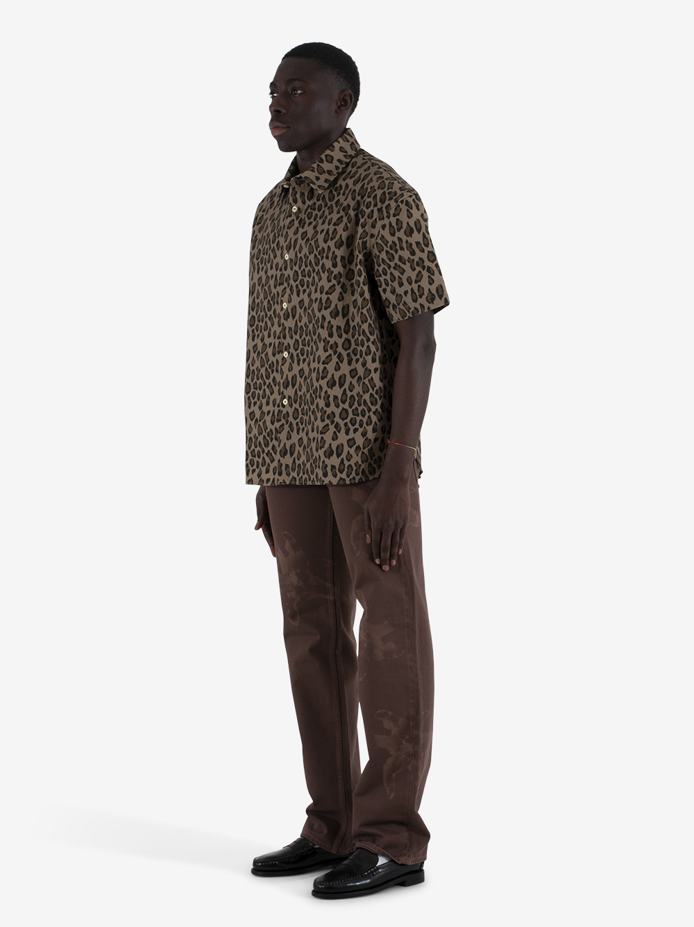 Leopard Shortsleeves Shirt SH33-TW24XA24 LEO BLUEMARBLE 