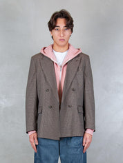 Giacca Oversize GIA3459 MORO I'm Brain 