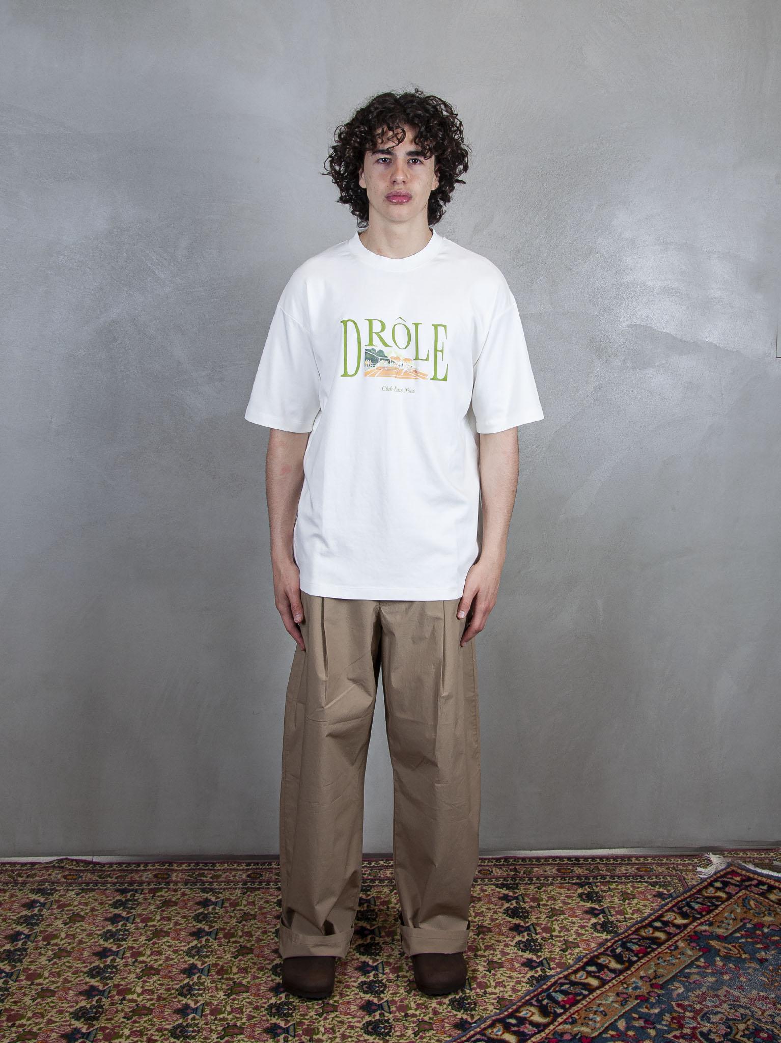 Le T-Shirt Tennis Court G-TS246-CO002 OW Drôle De Monsieur 