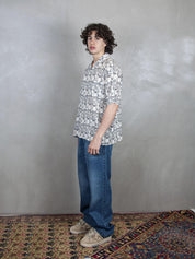 TTT Camicia <BR/>Bowling Mouse SHT003 WHITE TTT 