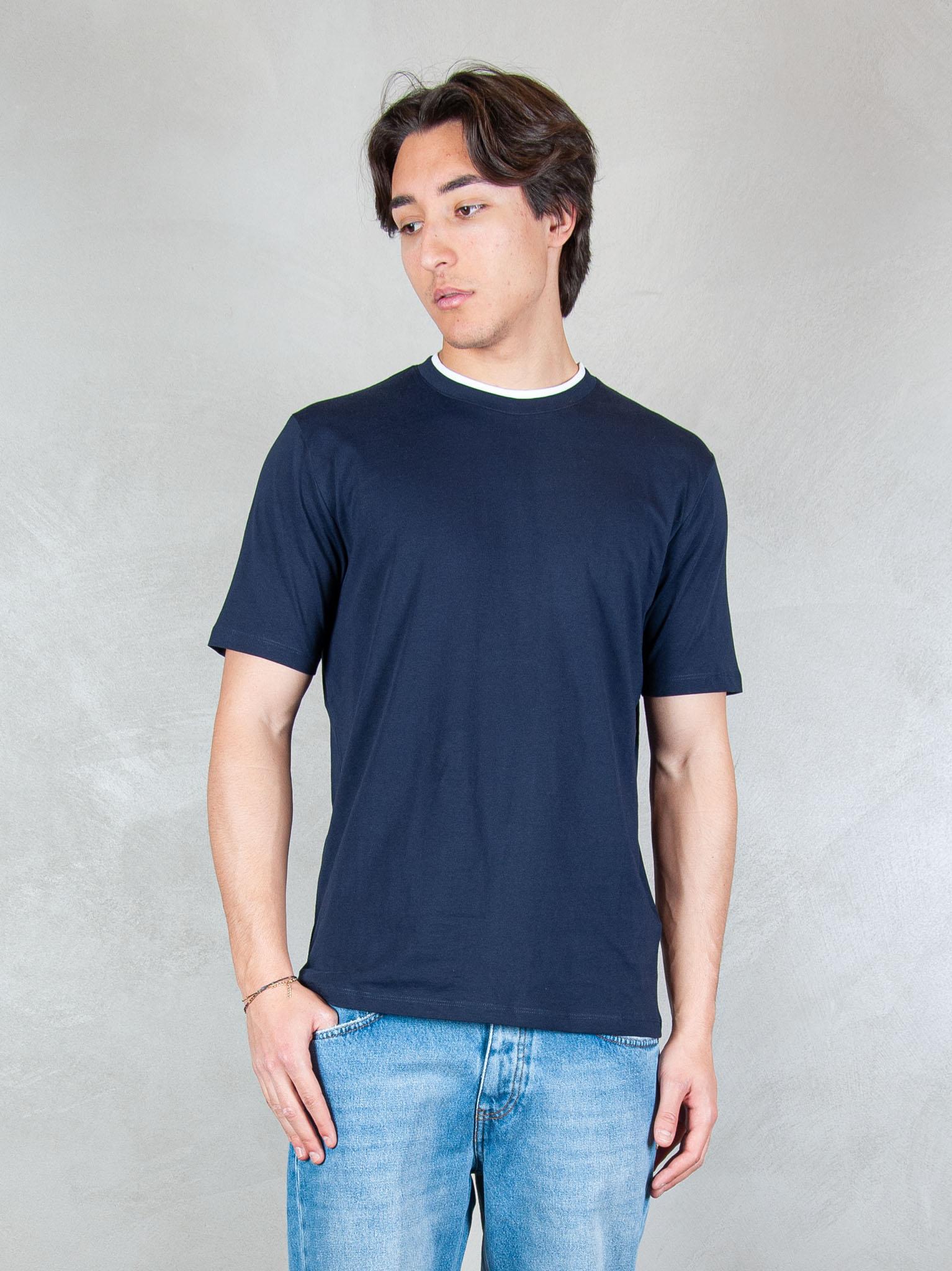 Seinse Tshirt Doppio Collo TE3215 BLUE NAVY Seinse 