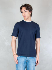Seinse Tshirt <BR/>Doppio Collo TE3215 BLUE NAVY Seinse 