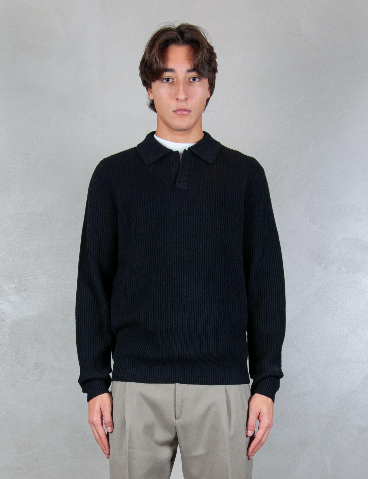>Downing polo wool DOW0002 00037I MC2 St Barth 