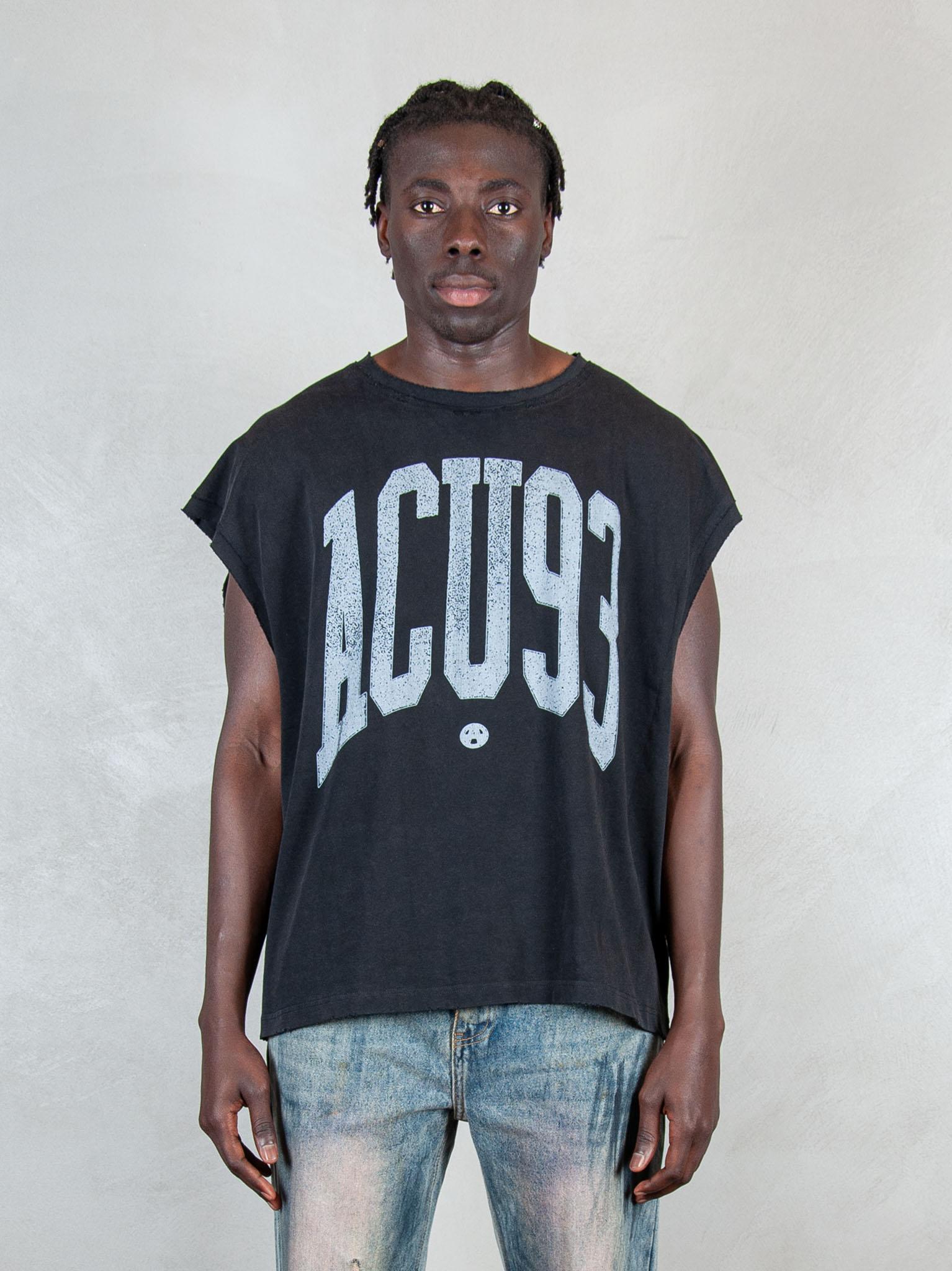 Acupuncture T-shirt Touch Down TOUCH DOWN WASHED BLACK Acupuncture 