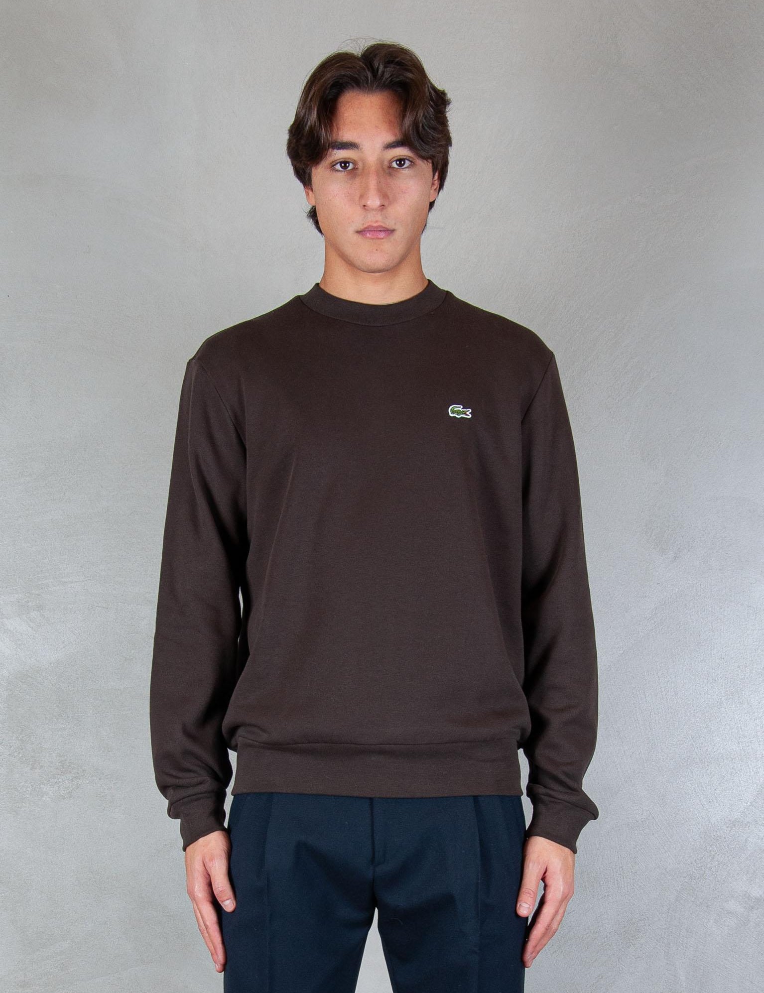 >Felpa girocollo SH9608 SKB Lacoste 