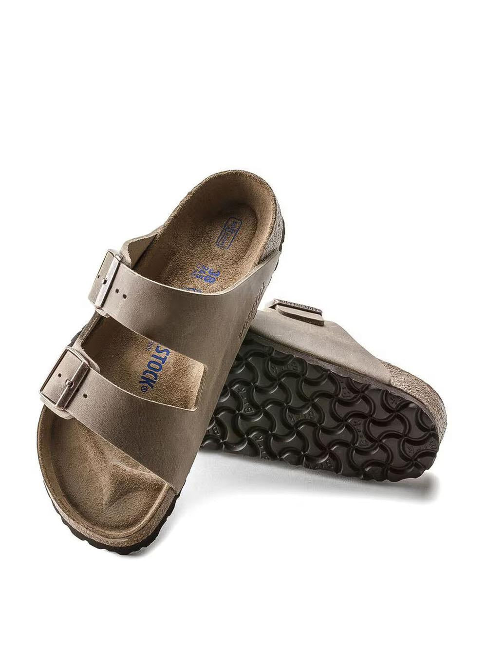 Arizona Oiled Leather ARIZONA-OLIED LTHR TABACCO BRWN Birkenstock 