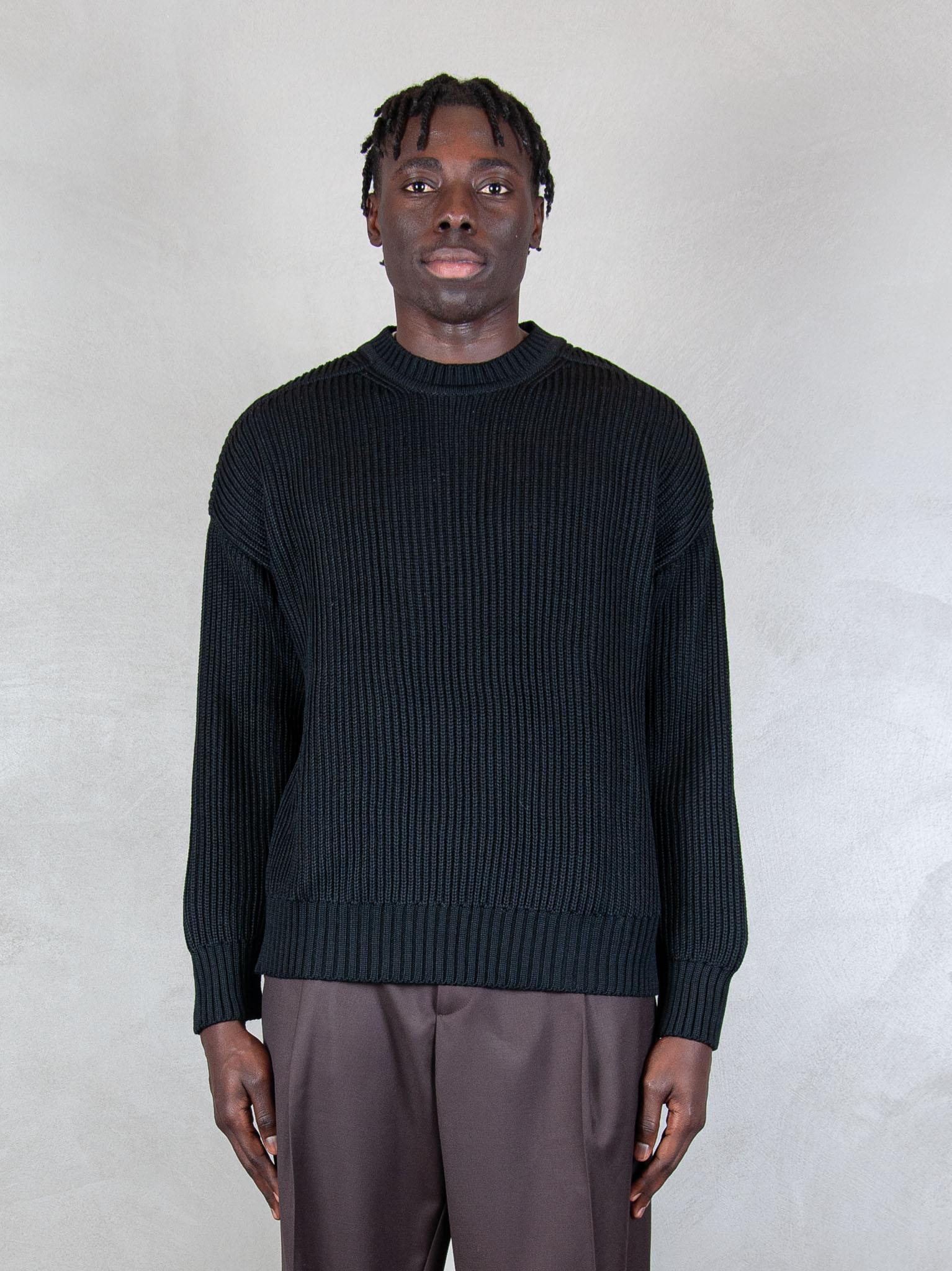 Hi Five Maglia Rib Sweater RIB SWEATER BLACK Hi Five 