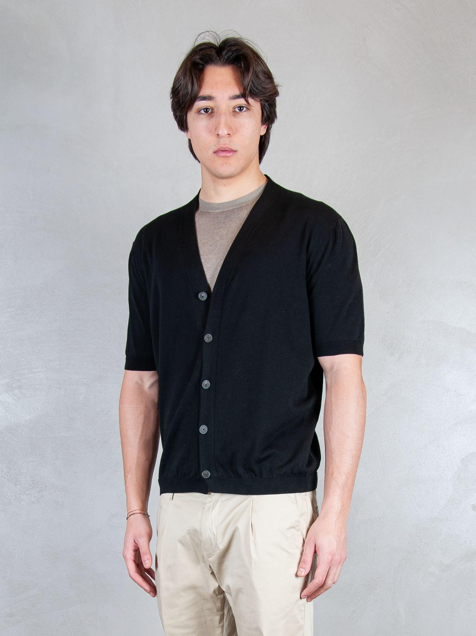 Luigi Gentile Maglia Cardigan Mezza Manica LG1333 08 Luigi Gentile 