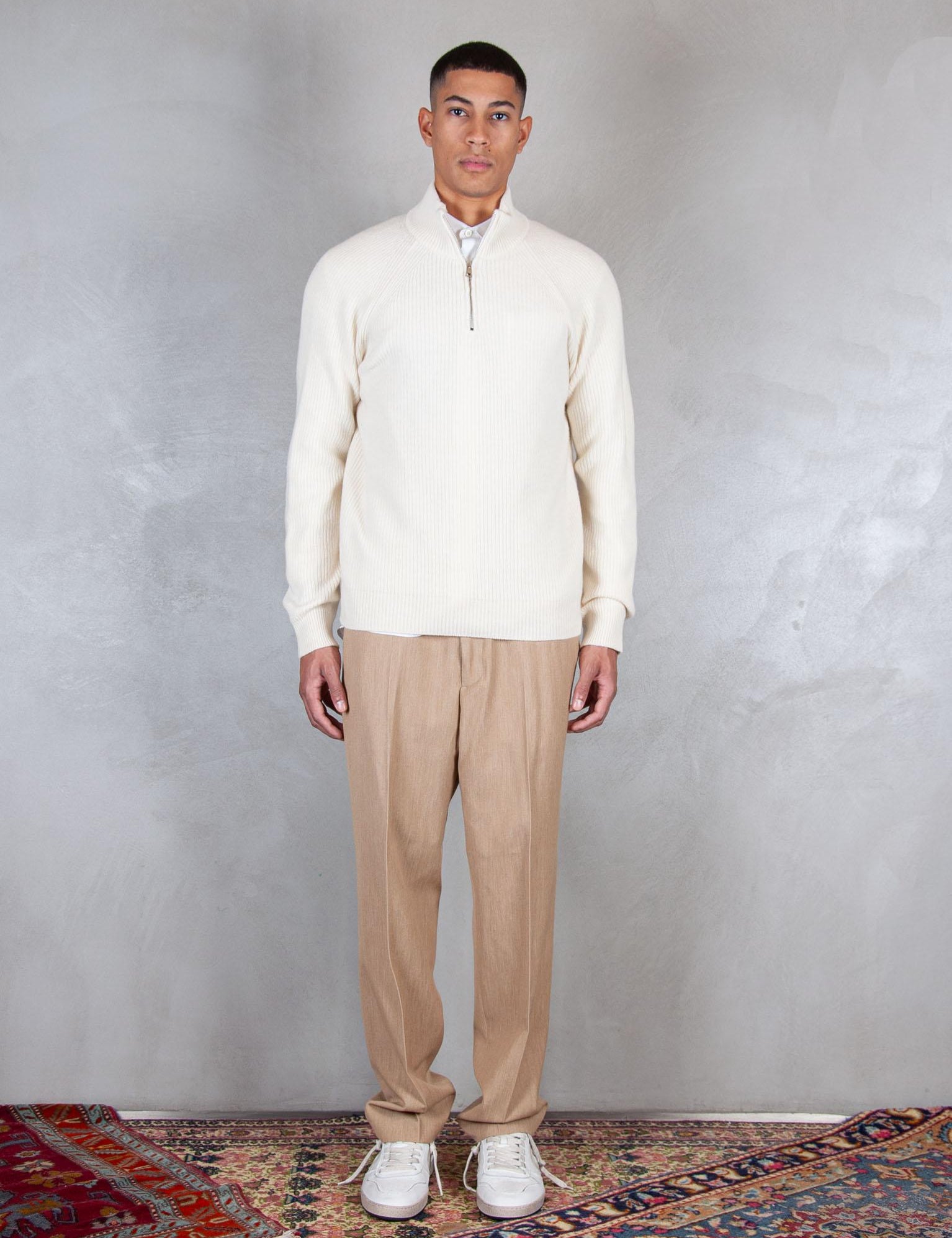 >Maglia half zip costa inglese DW24M070050 118 Diana Studio 