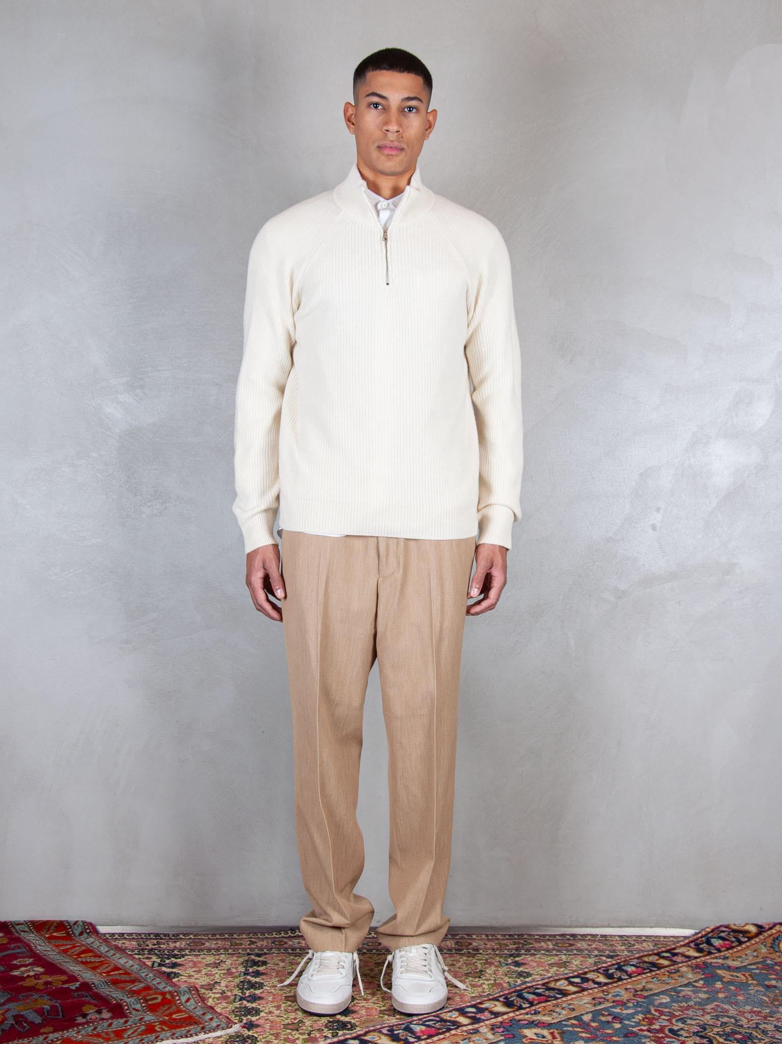 Diana Studio Maglia half zip costa inglese DW24M070050 118 Diana Studio 