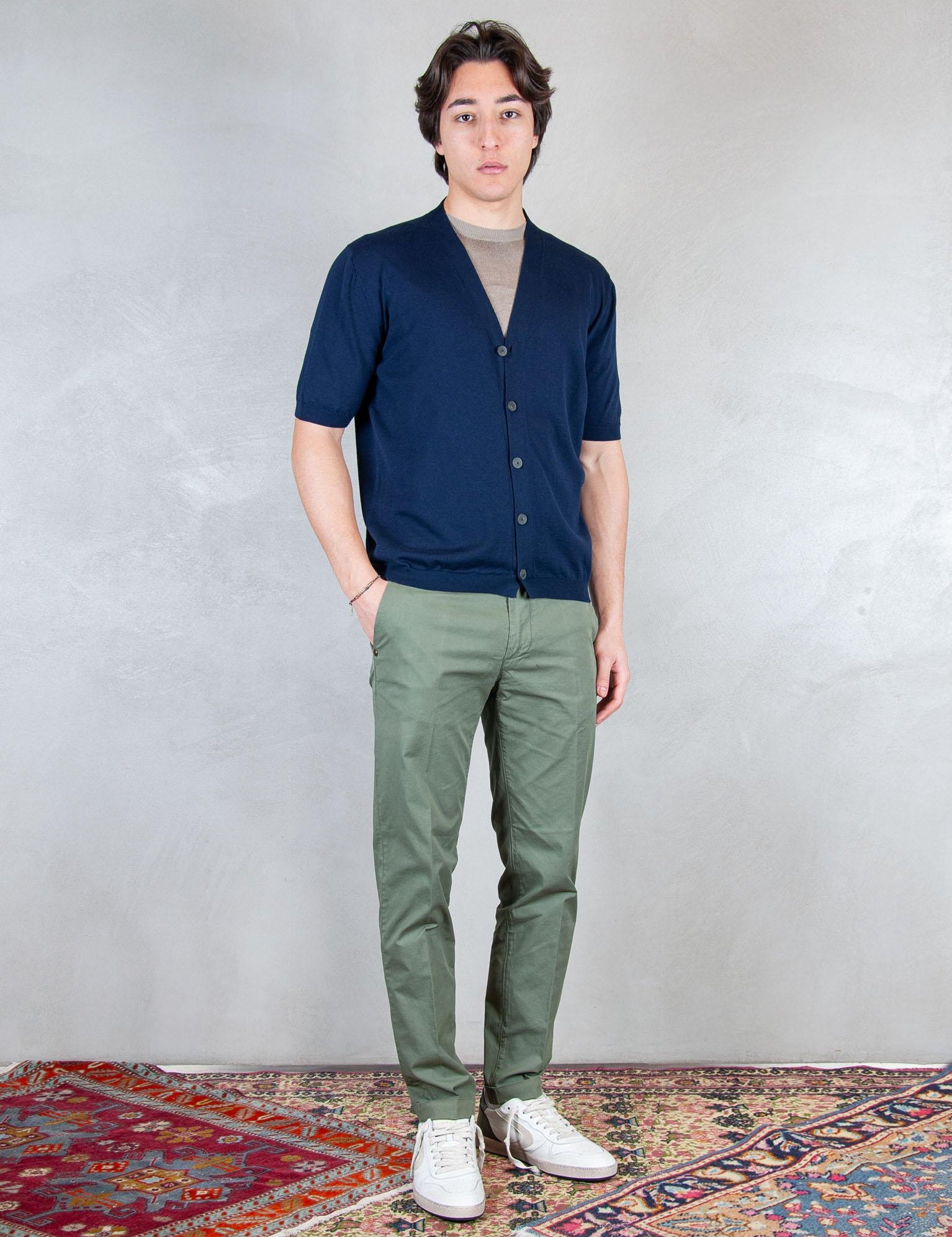 >Cardigan Mezza Manica LG1333 90 Luigi Gentile 