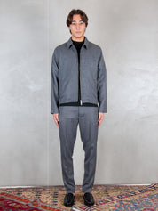 I'M Brian <BR/>Overshirt zip GIU3472 GRIGIO I'm Brain 