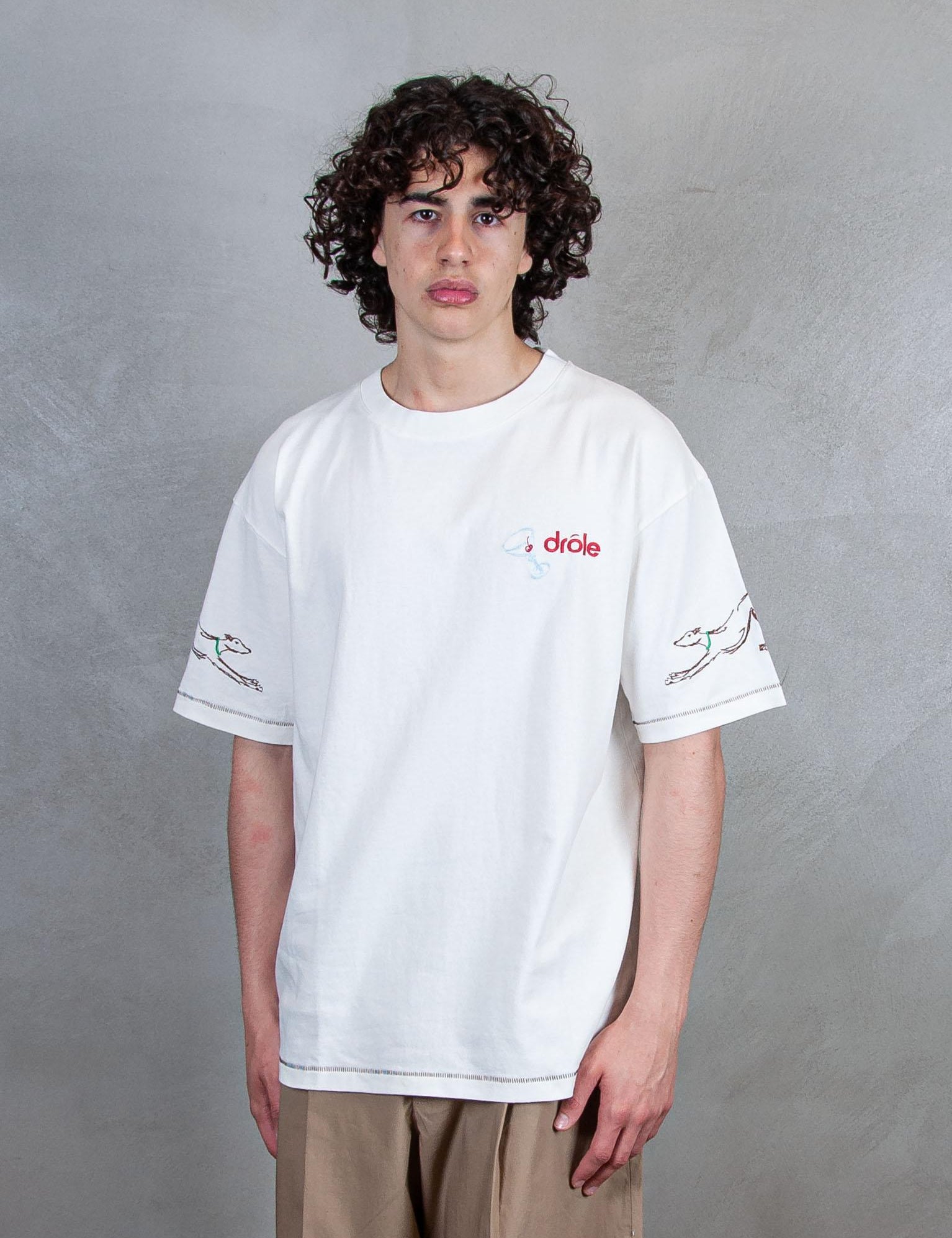 Le T-Shirt Club House G-TS240-CO134 OW Drôle De Monsieur 