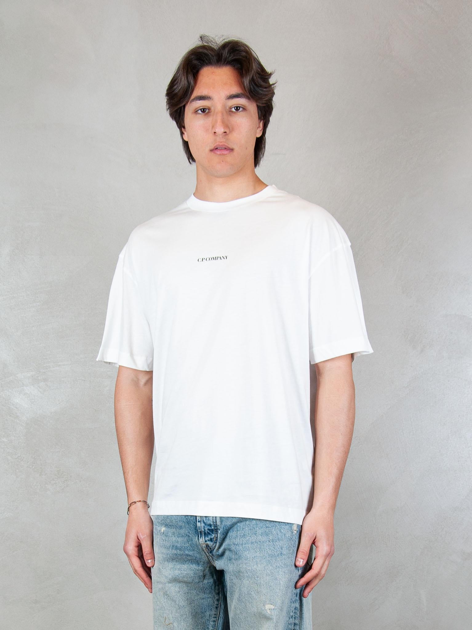 C.P. Company Tshirt Logo Crew TS087A-005100W 103 C.P. company 