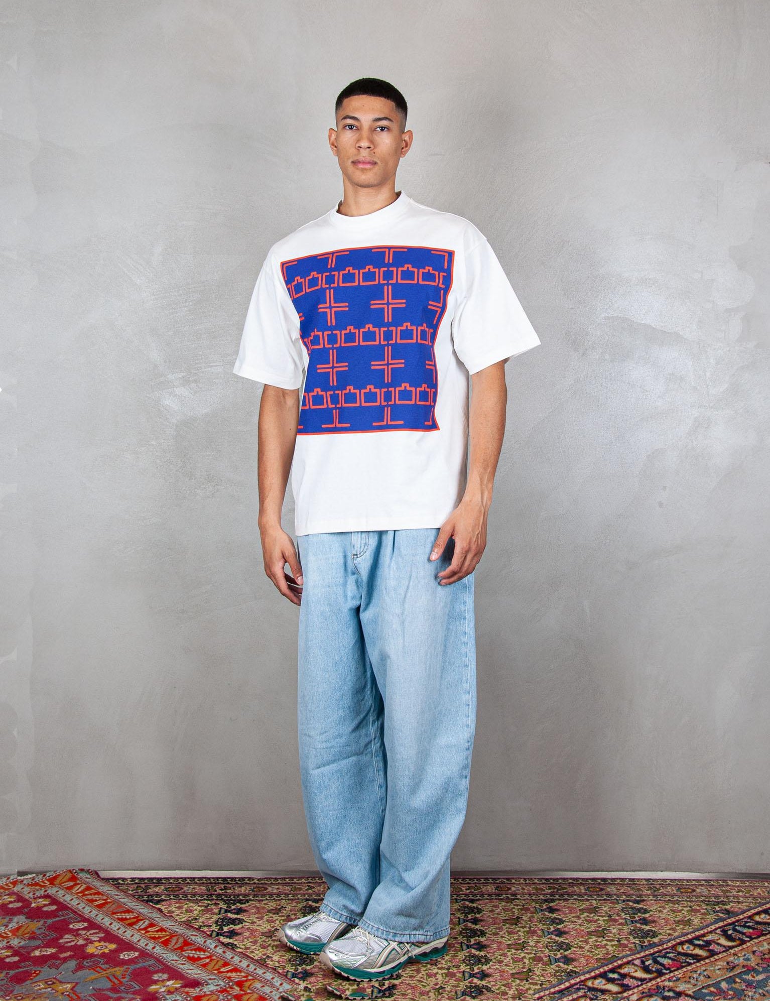 >Dashed Line tee 13TS003 WHITE TTT 