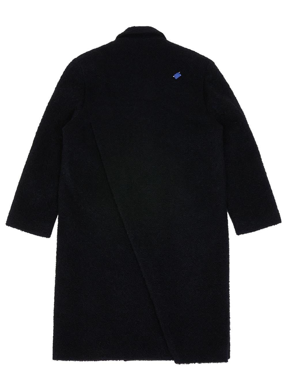 Ader Error Cappotto Oversized Double Breasted Coat BN01FWCT0103 BK-NOIR Ader Error 