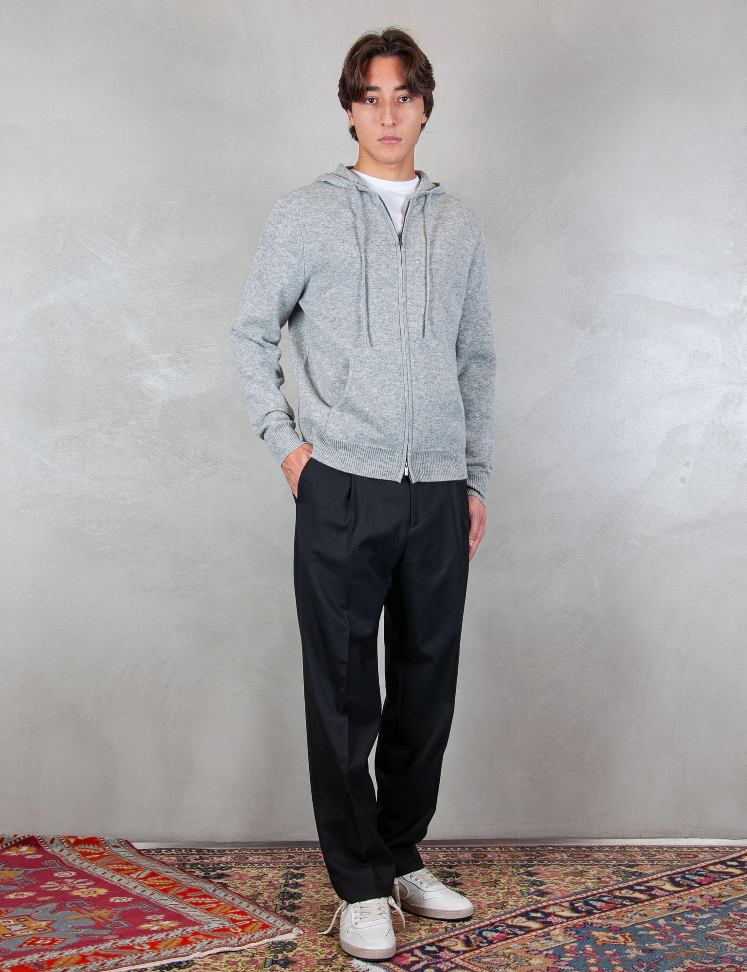 >Notting lambswool zip wool NOT0002 00035I MC2 St Barth 