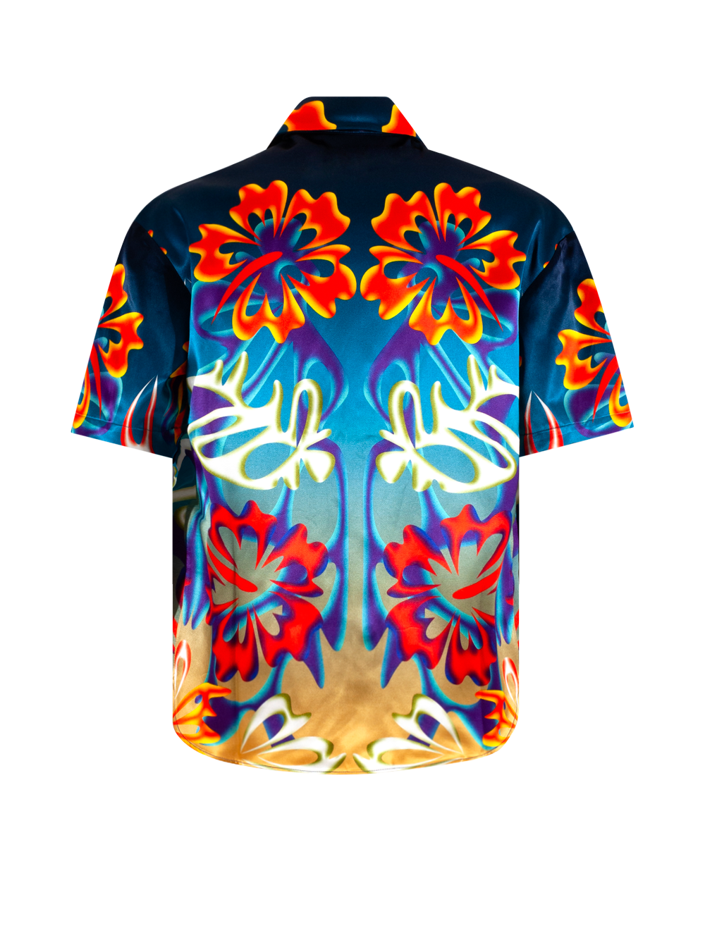 Hibiscus Shortsleeves Shirt SH33-VI04A24 PRT BLUEMARBLE 