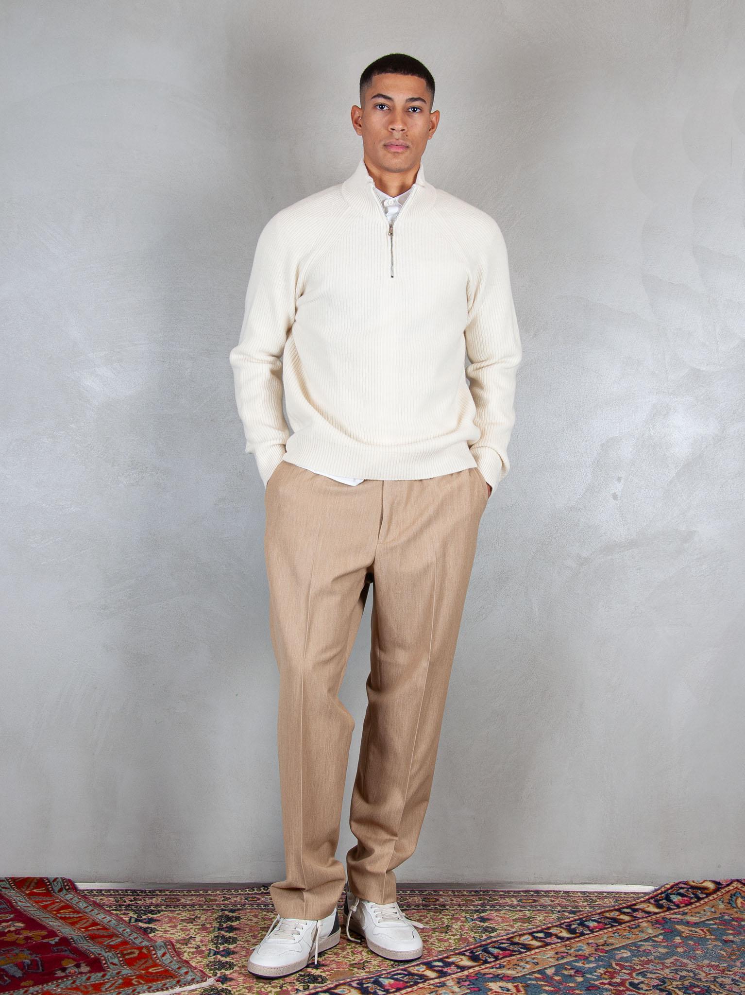 Diana Studio Maglia half zip costa inglese DW24M070050 118 Diana Studio 