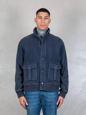 Circolo 1901 <BR/>Giubbotto Lana Stone Washed CN5123 851 Circolo 