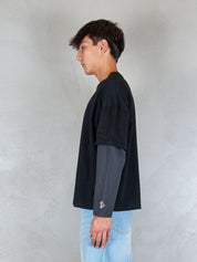 Hi Five T-Shirt <BR/>Double Sleeve DOUBLE SLEEVE NERO Hi Five 