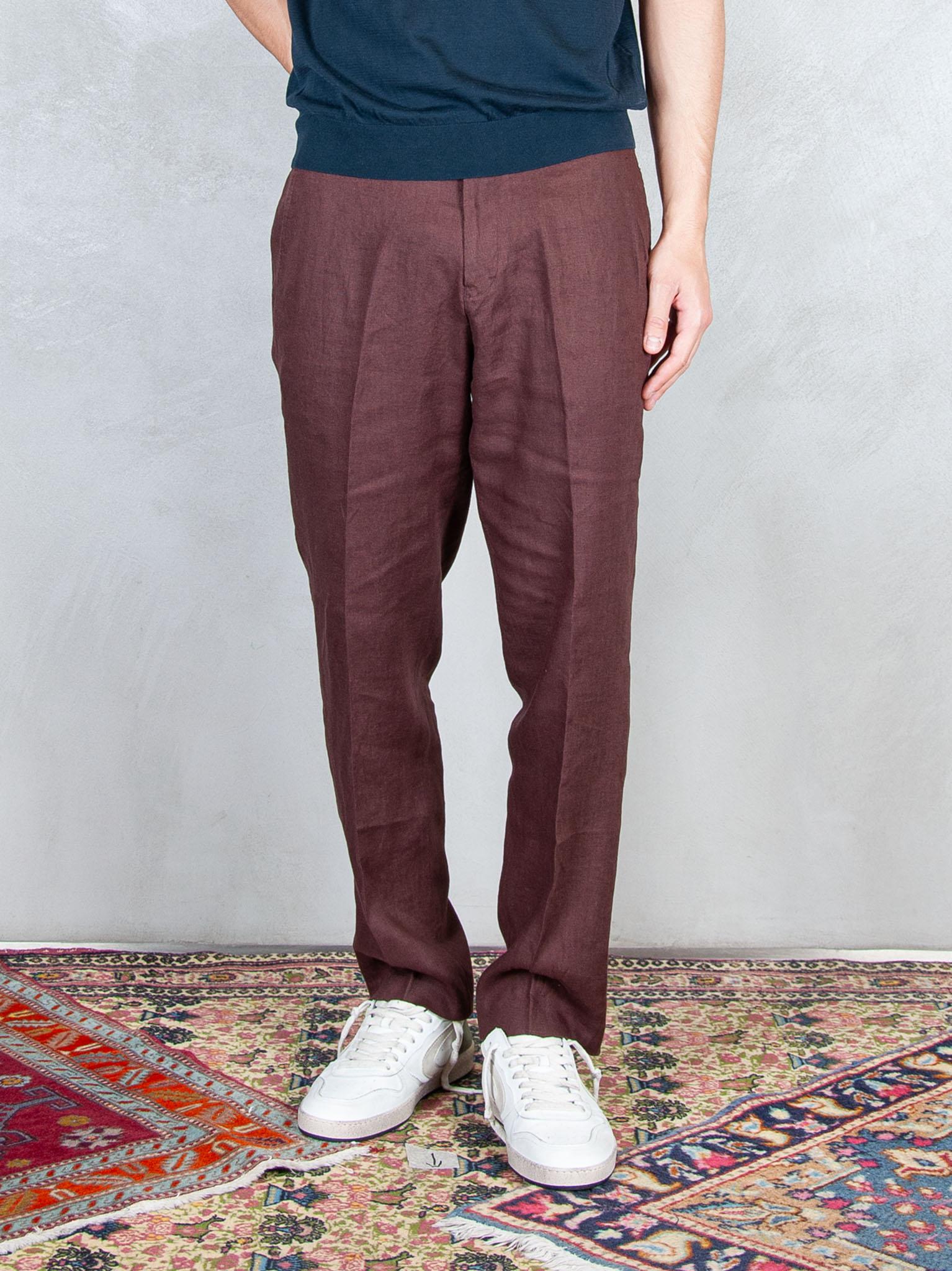 Seinse Pantaloni Lino PSE1523 MOKA Seinse 