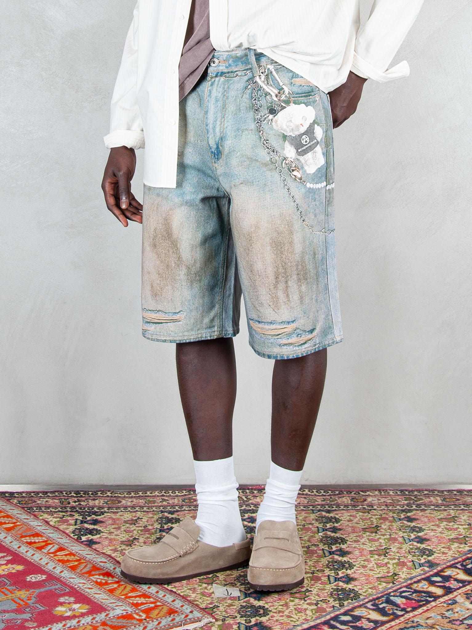 Acupuncture Bermuda  Ocean Front Shorts OCEAN FRONT SHORTS DENIM BLUE Acupuncture 