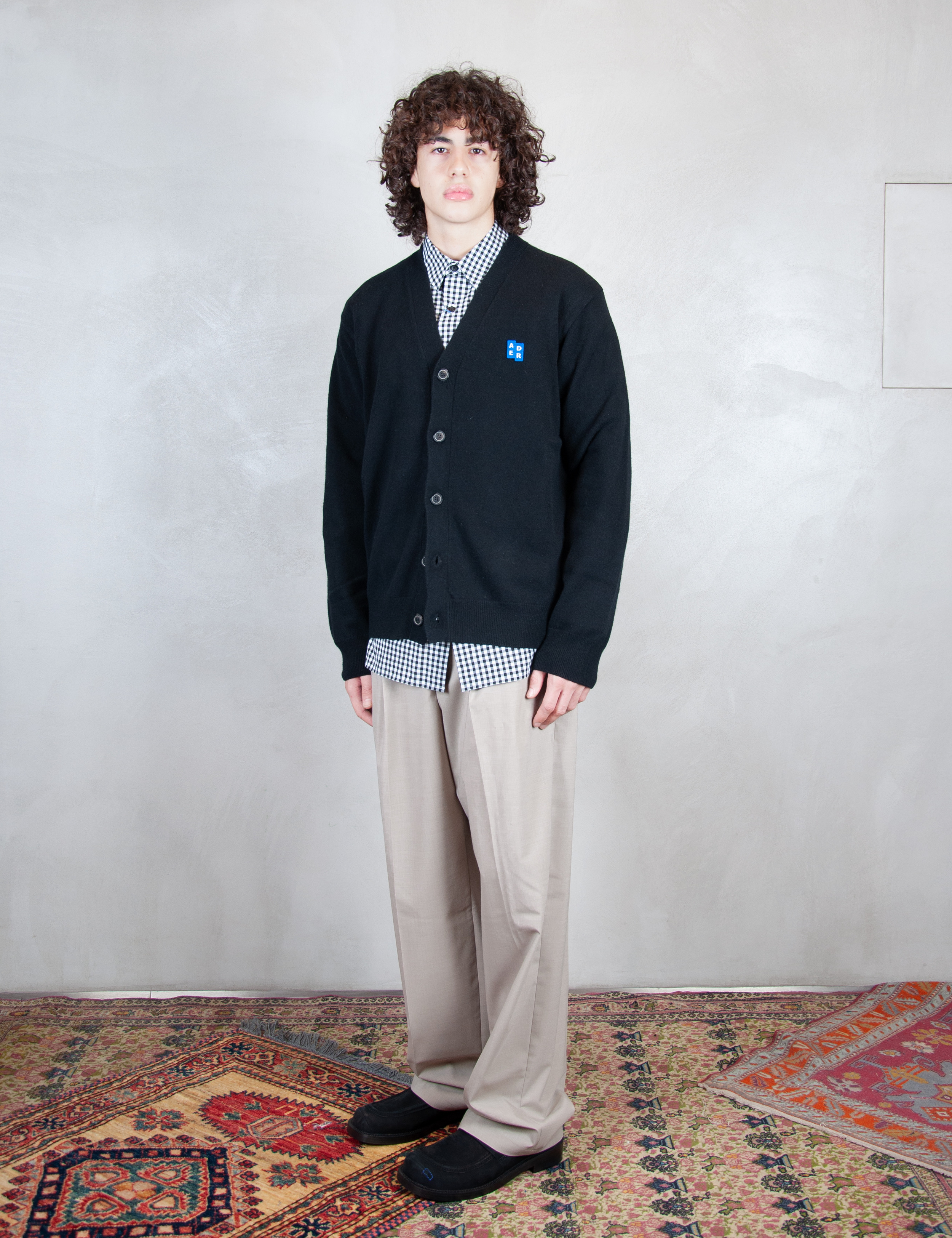 >Regular Cardigan BMSGFYKT0702 BK-NOIR Ader Error 