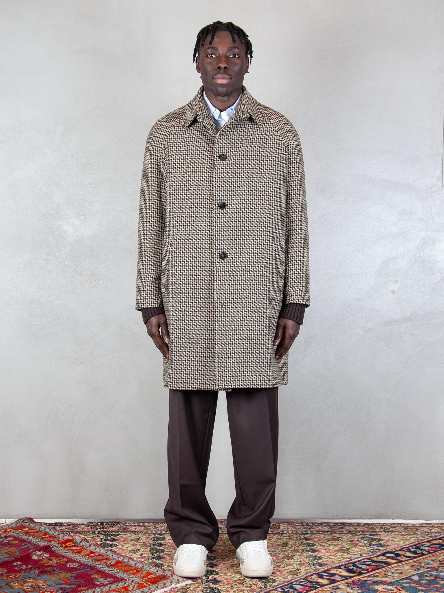 Hi Five Cappotto Somerset SOMERSET PIED POULE-BEIGE Hi Five 