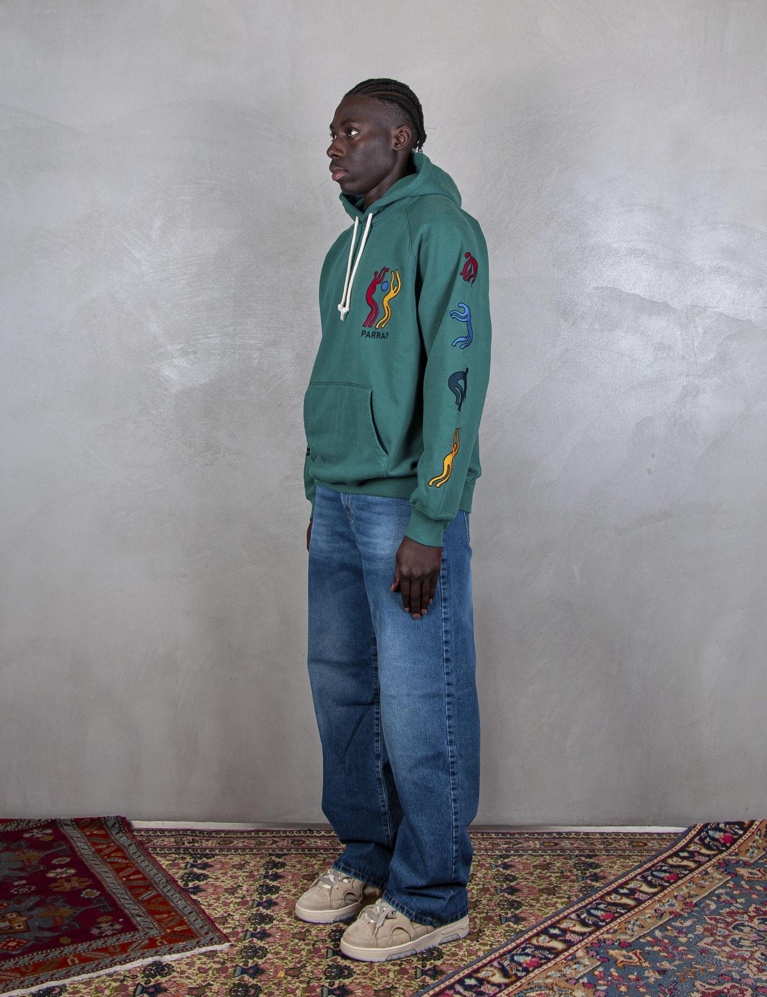 La Chambre Nuit Hooded 53115 WASHED GREEN Parra 