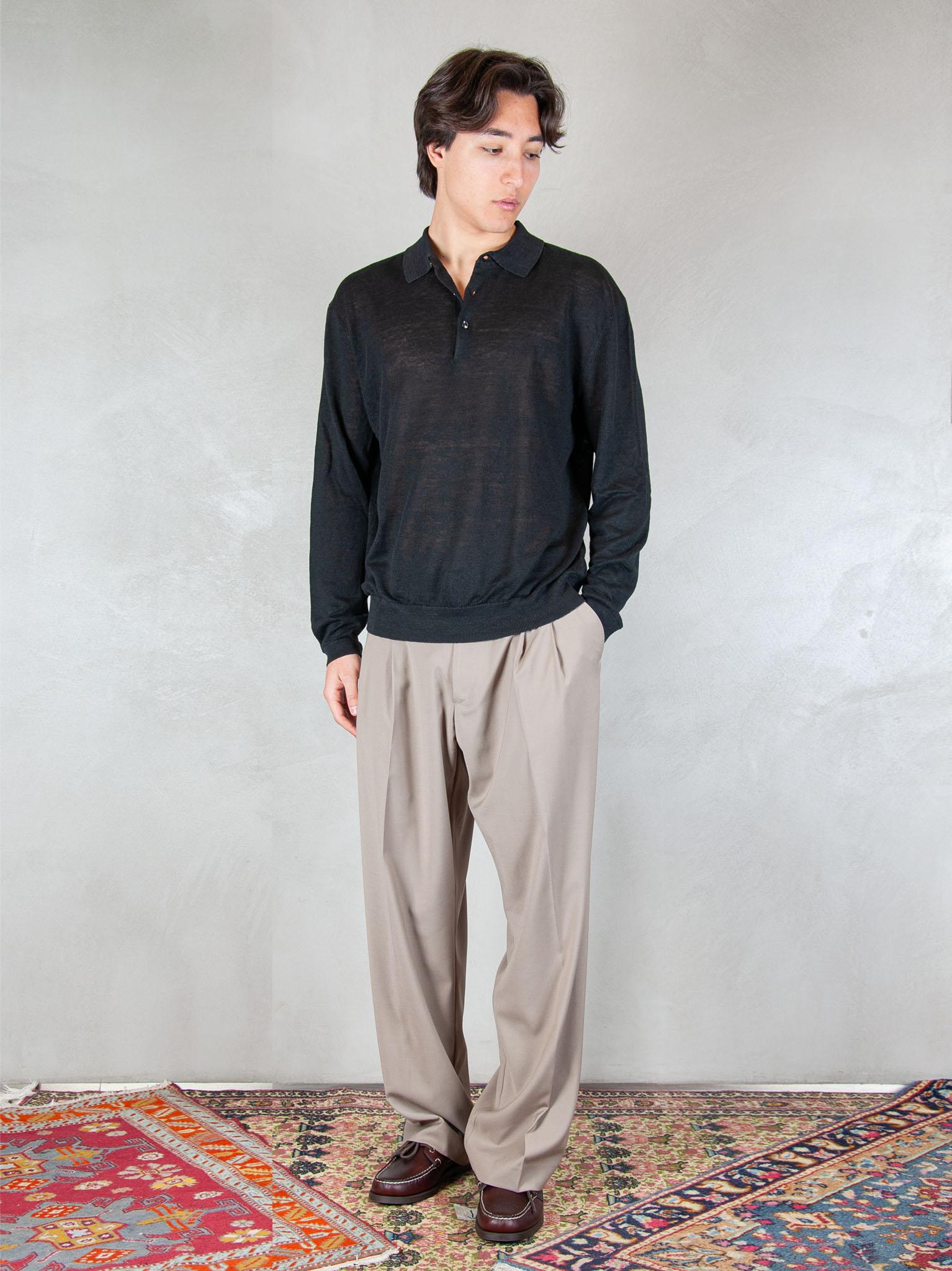 I'M Brian Pantalone Loose 2 pinces PA3680 TAUPE I'm Brian 