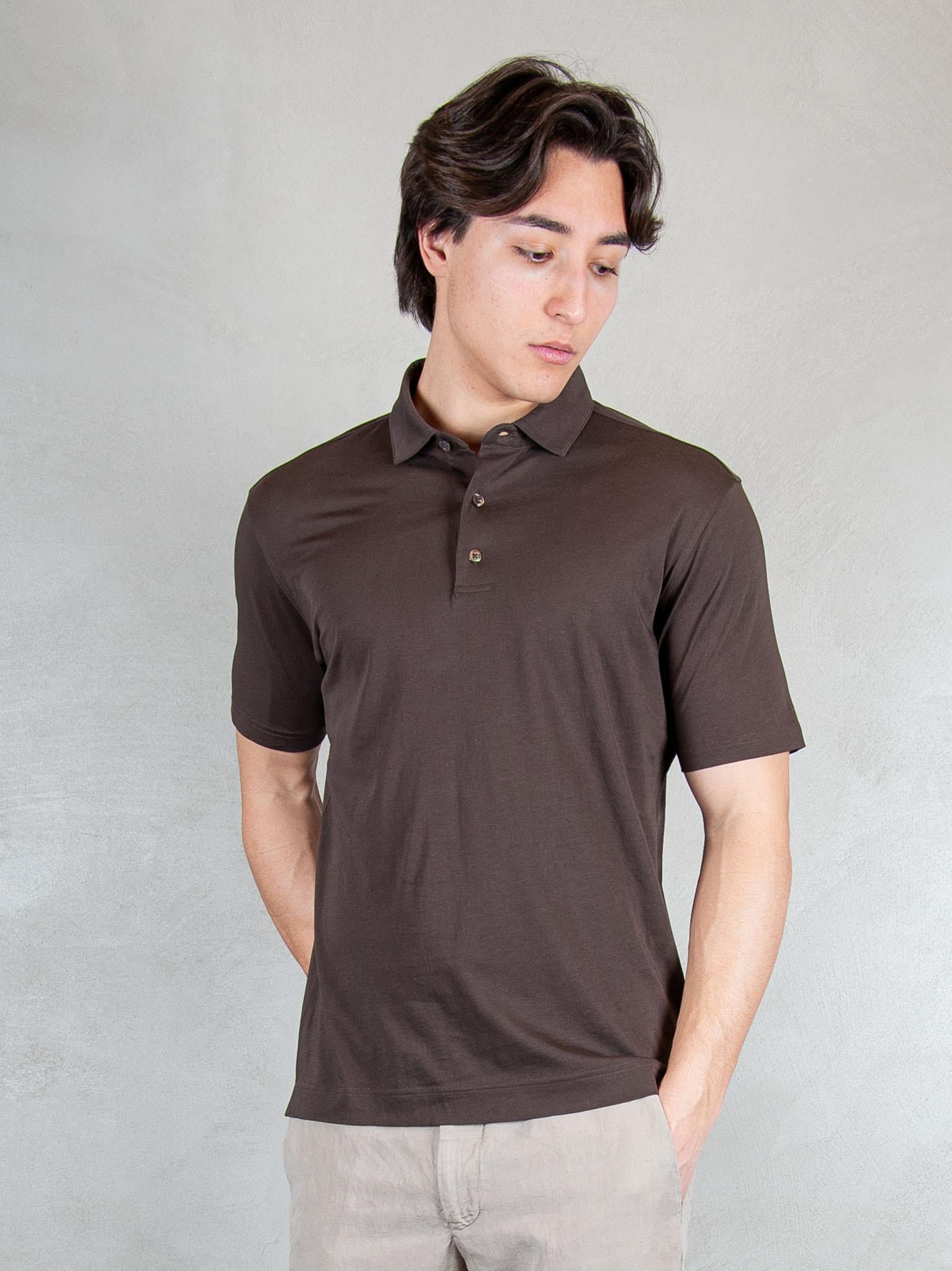 Raphael1966 Polo SS Cotone Pima DK17102 MORO Raphael - Dkt 