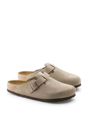 Birkenstock <BR/>Boston Suede BOSTON SUEDE-TAUPE Birkenstock 