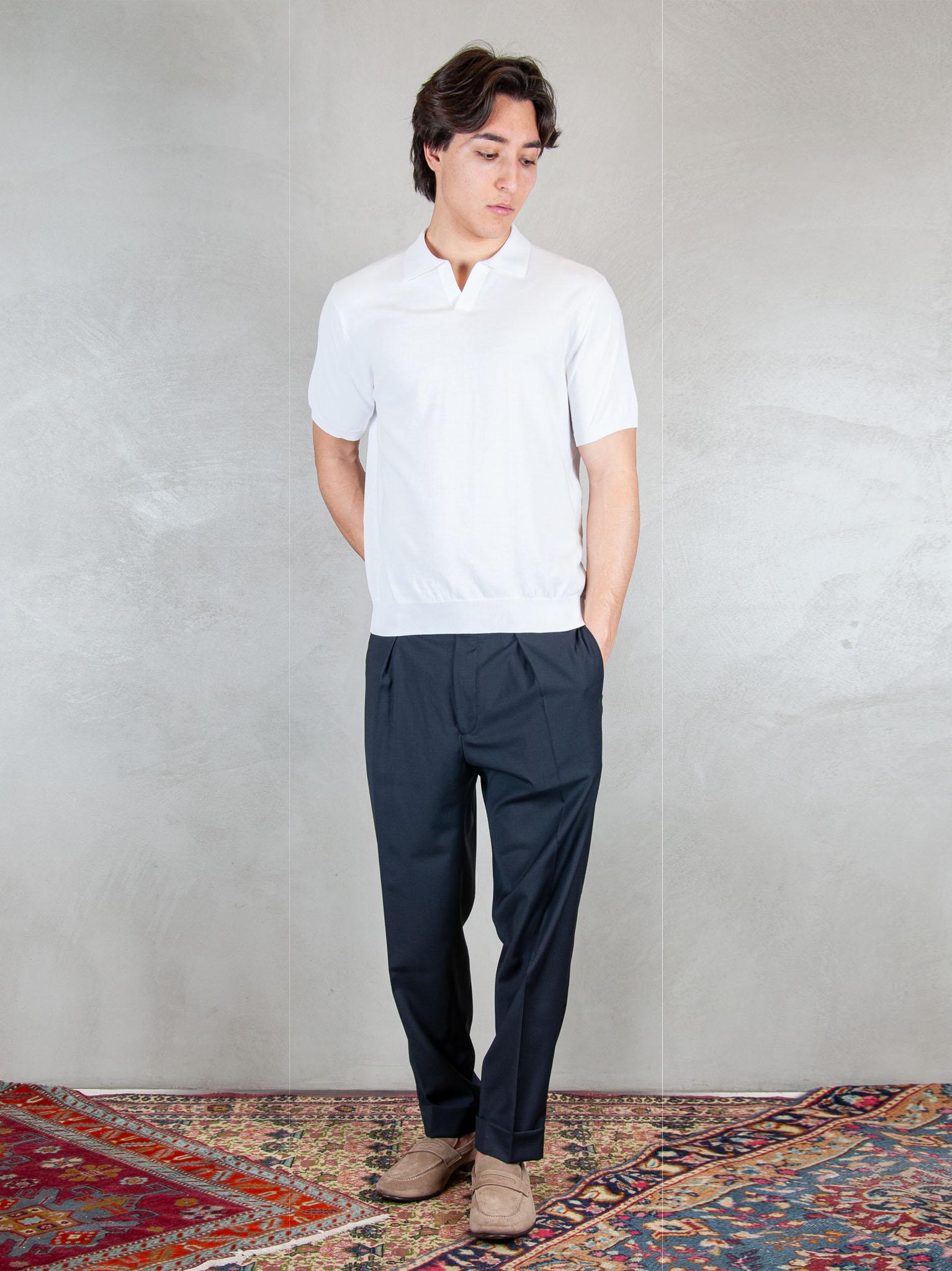 Raphael1966 Maglia Polo Capri Cotone Crepe DK17008 BIANCO Raphael - Dkt 